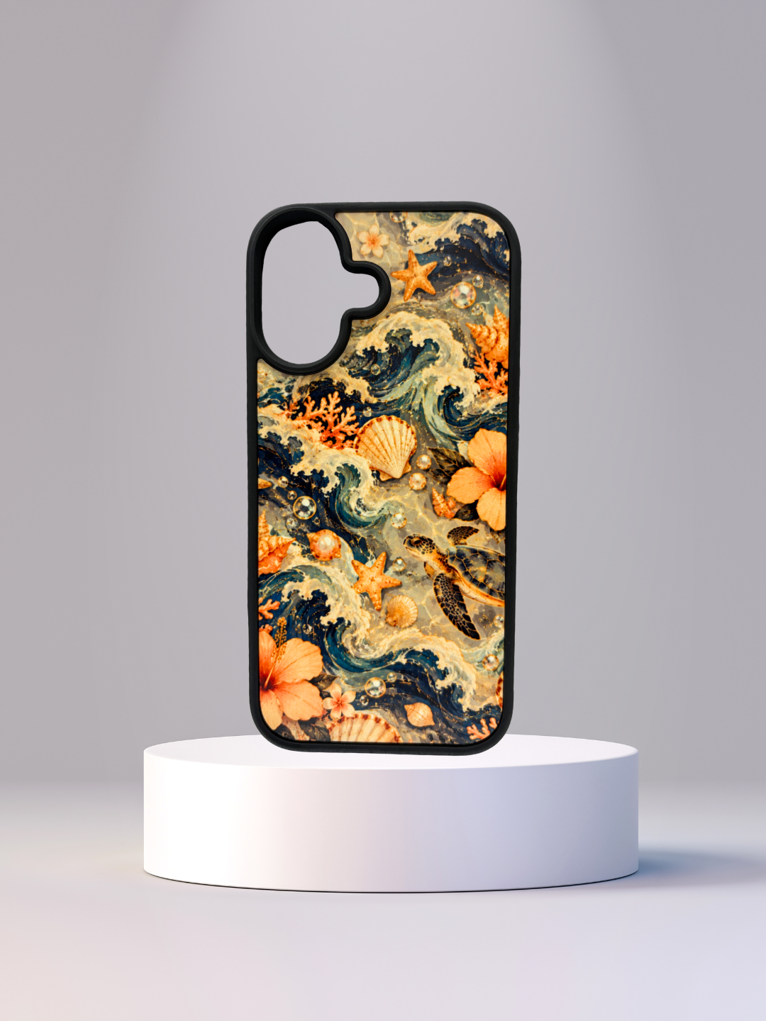 Sea Turtle Ocean Wave iPhone Case | MagSafe Compatible, Tough Protection