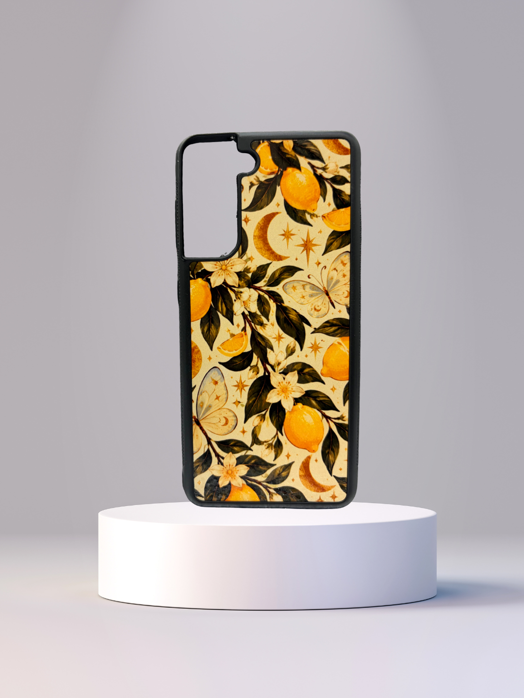 Lemon Butterfly Samsung Case | Floral Print Cover