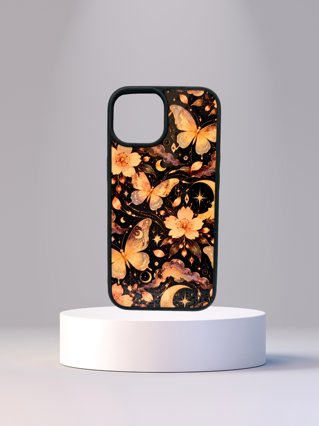 Night Butterfly Celestial iPhone Case | MagSafe Compatible, Tough Protection